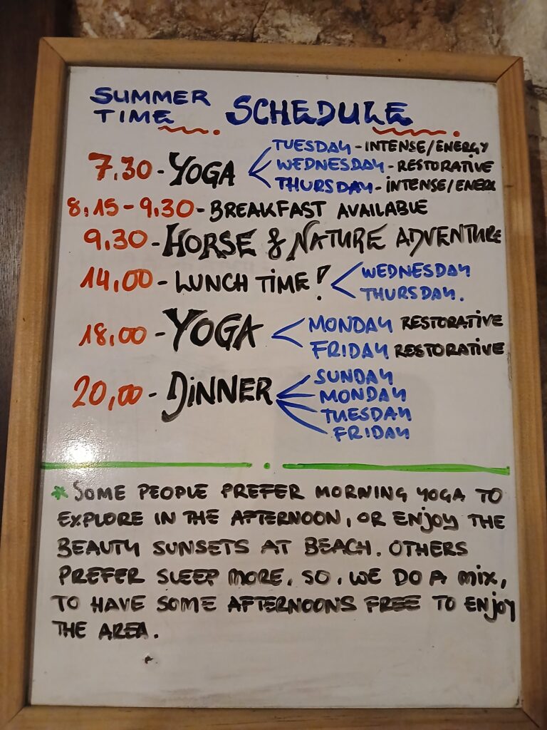 Summer Schedule