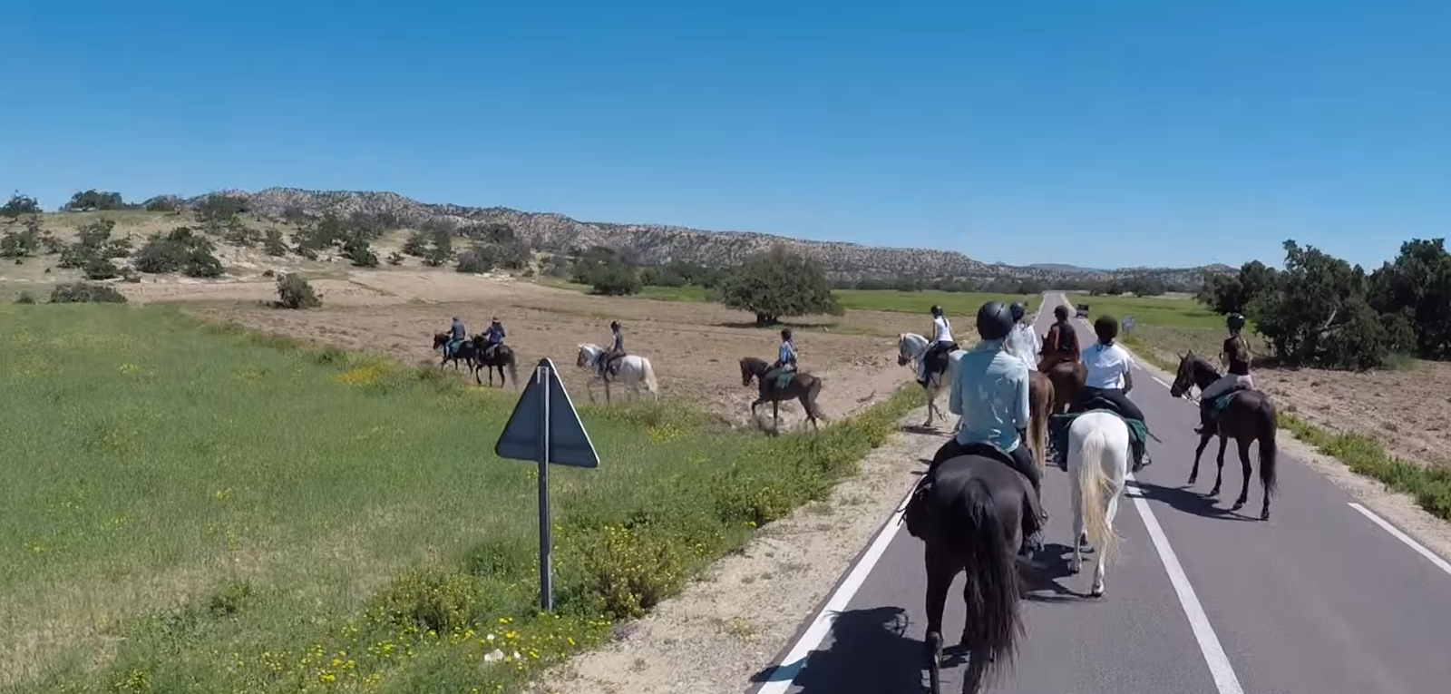 Riding through Morocco